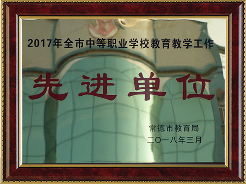 2017年全市中等職業(yè)學(xué)校-先進單位